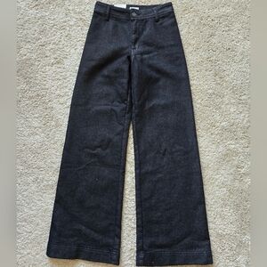 Z Supply Rilynn Wide Leg Trouser Jeans Womens 24 Dark Gray